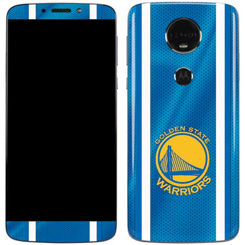 NBA Golden State Warriors Jersey Moto E5 Plus Skin