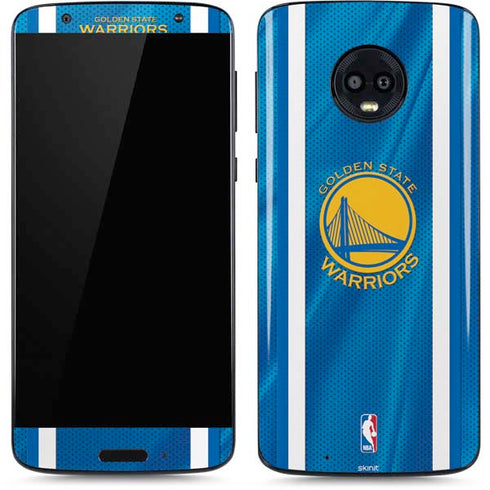 NBA Golden State Warriors Jersey Moto G6 Skin