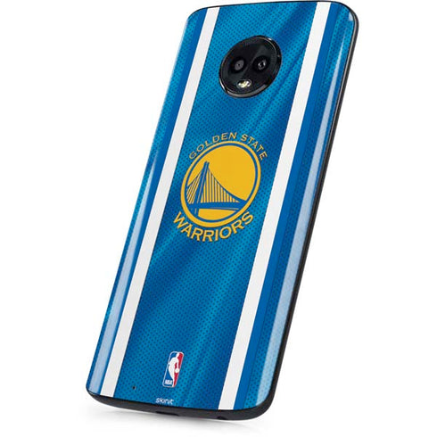 NBA Golden State Warriors Jersey Moto G6 Skin