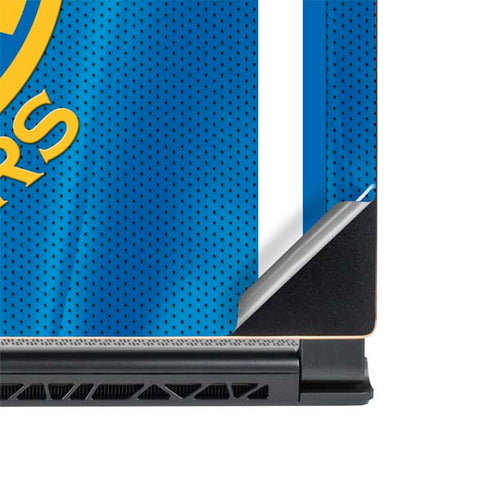 NBA Golden State Warriors Jersey MSI GS65 Stealth Laptop Skin