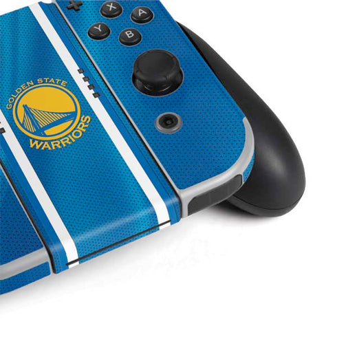 NBA Golden State Warriors Jersey Nintendo Switch OLED (2021) Skin