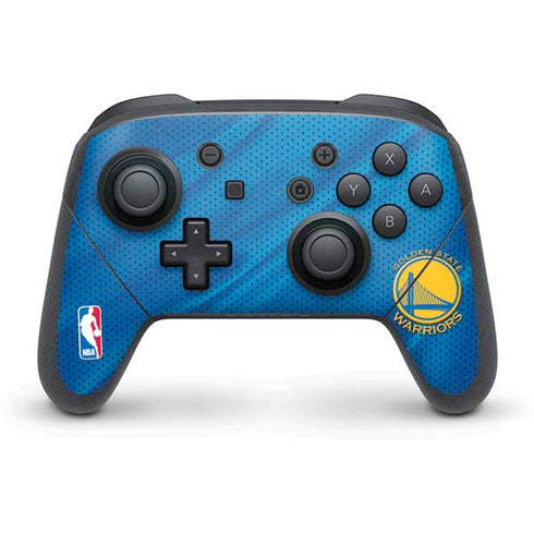 NBA Golden State Warriors Jersey Nintendo Switch Pro Controller Skin