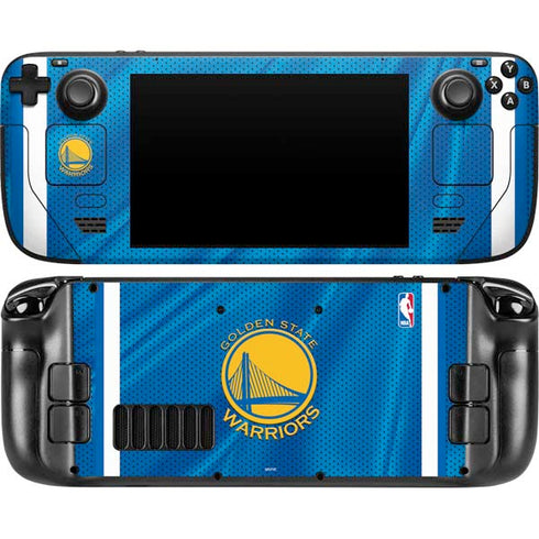 NBA Golden State Warriors Jersey Steam Deck Handheld Gaming Computer Skin