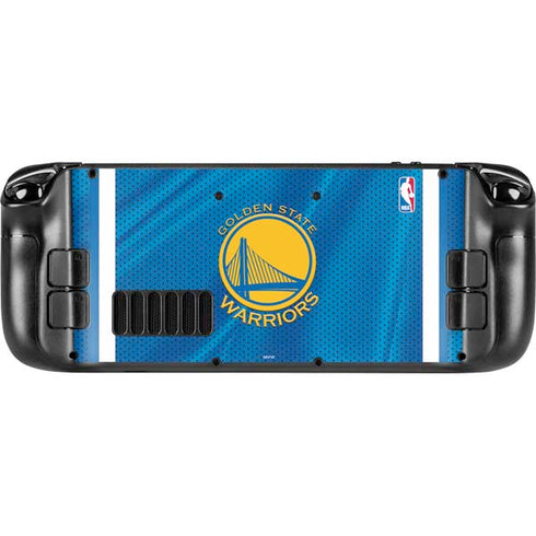 NBA Golden State Warriors Jersey Steam Deck Handheld Gaming Computer Skin