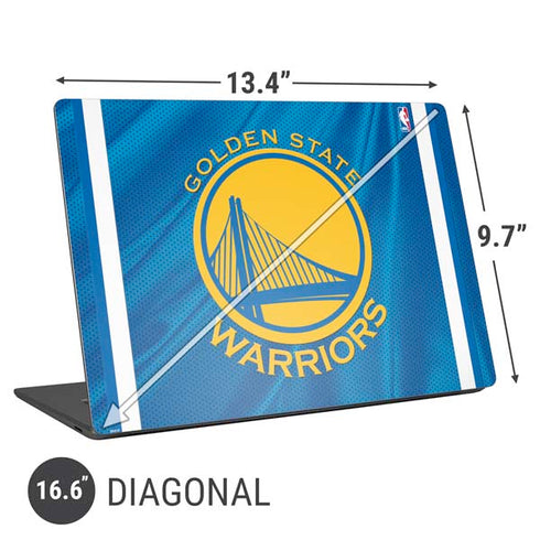 NBA Golden State Warriors Jersey Universal Laptop 16.6in (13.4 x 9.7in) Skin