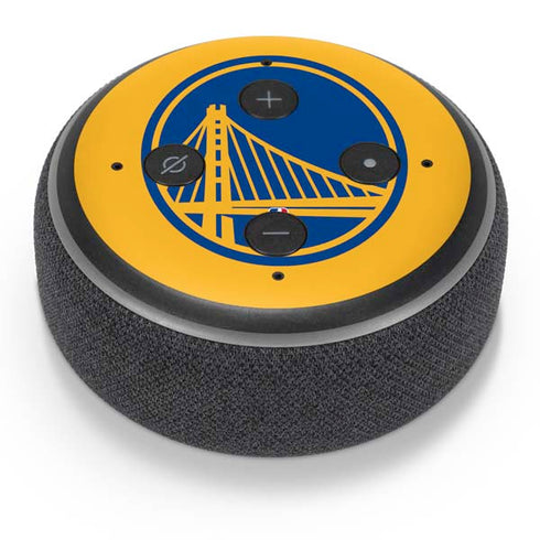 NBA Golden State Warriors Large Logo Amazon Echo Dot Skin