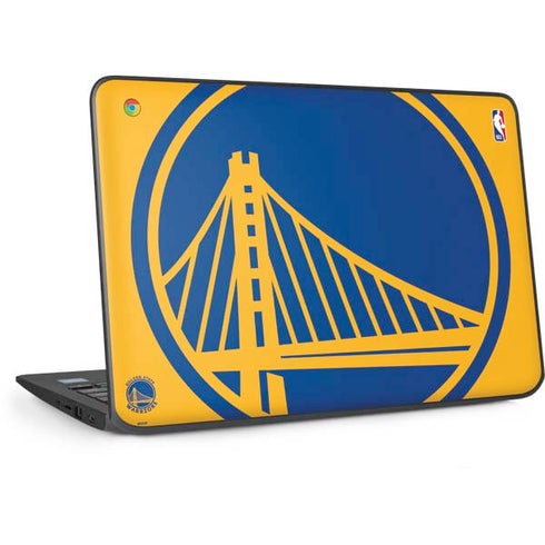 NBA Golden State Warriors Large Logo HP Chromebook Skin