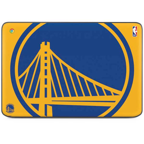 NBA Golden State Warriors Large Logo HP Chromebook Skin