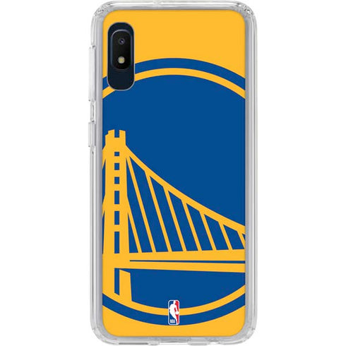 NBA Golden State Warriors Large Logo Galaxy A10e Clear Case