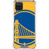NBA Golden State Warriors Large Logo Galaxy A12 Clear Case