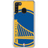 NBA Golden State Warriors Large Logo Galaxy A21 Clear Case