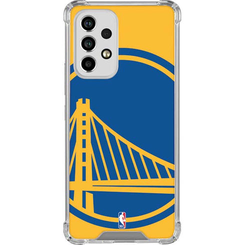 NBA Golden State Warriors Large Logo Galaxy A33 5G Clear Case