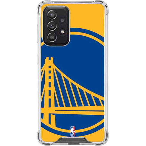 NBA Golden State Warriors Large Logo Galaxy A52 5G Clear Case
