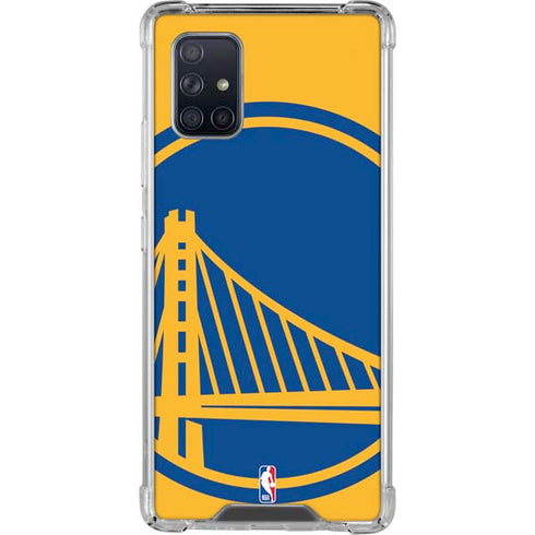 NBA Golden State Warriors Large Logo Galaxy A71 5G Clear Case