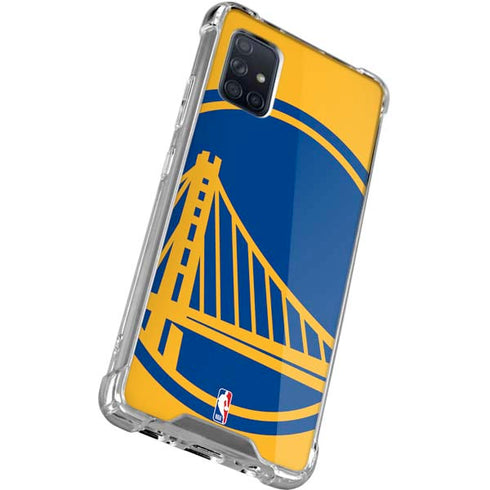 NBA Golden State Warriors Large Logo Galaxy A71 5G Clear Case
