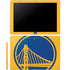 NBA Golden State Warriors Large Logo Galaxy Book 12in Skin