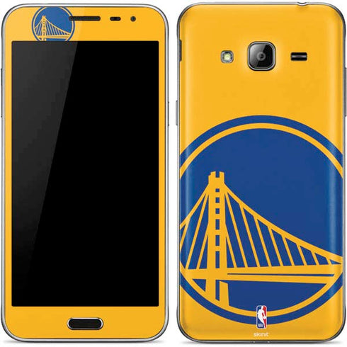 NBA Golden State Warriors Large Logo Galaxy J3 Skin