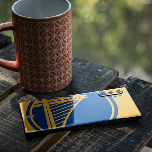 NBA Golden State Warriors Large Logo Galaxy Note 10 Plus Skin