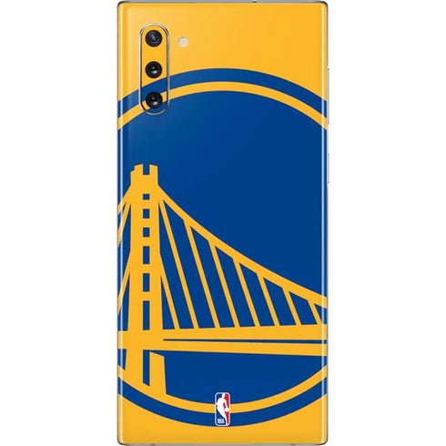 NBA Golden State Warriors Large Logo Galaxy Note 10 Skin