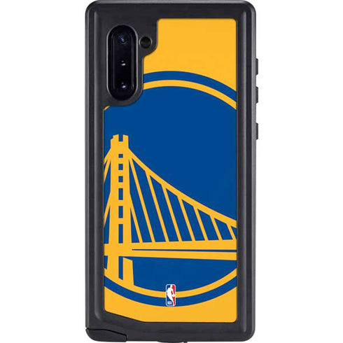 NBA Golden State Warriors Large Logo Galaxy Note 10 Waterproof Case