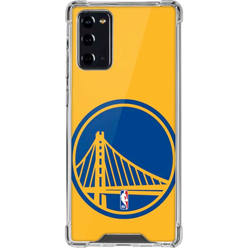 NBA Golden State Warriors Large Logo Galaxy Note20 5G Clear Case