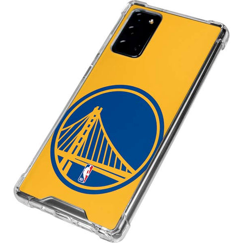 NBA Golden State Warriors Large Logo Galaxy Note20 5G Clear Case