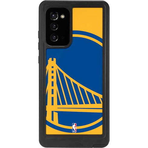 NBA Golden State Warriors Large Logo Galaxy Note20 5G Waterproof Case