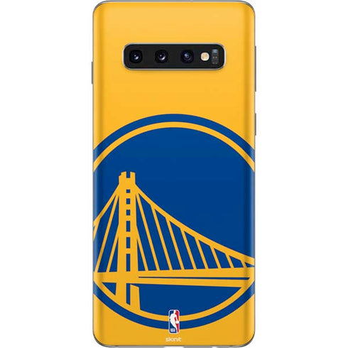 NBA Golden State Warriors Large Logo Galaxy S10 Skin