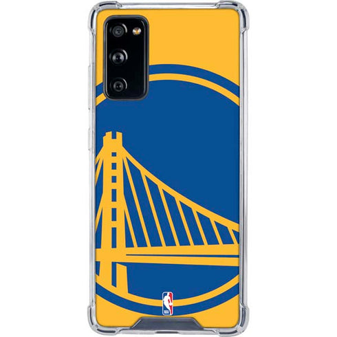 NBA Golden State Warriors Large Logo Galaxy S20 FE Clear Case