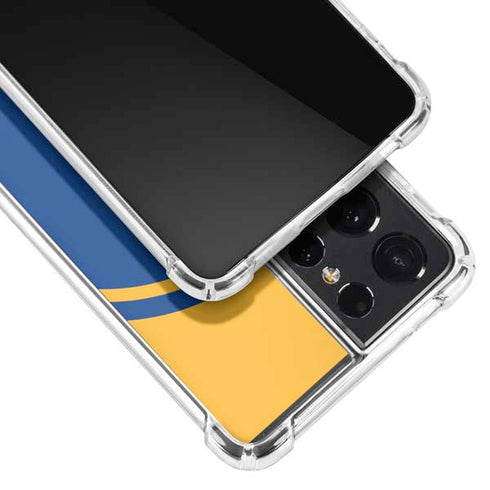 NBA Golden State Warriors Large Logo Galaxy S21 Ultra 5G Clear Case