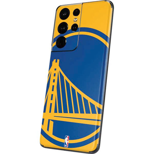 NBA Golden State Warriors Large Logo Galaxy S21 Ultra 5G Skin