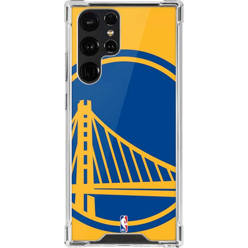 NBA Golden State Warriors Large Logo Galaxy S22 Ultra Clear Case