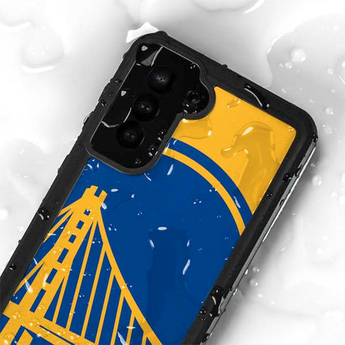 NBA Golden State Warriors Large Logo Galaxy S23 Waterproof Case