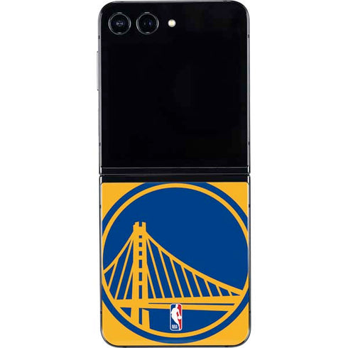NBA Golden State Warriors Large Logo Galaxy Z Flip5 5G Skin