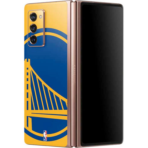 NBA Golden State Warriors Large Logo Galaxy Z Fold2 5G Skin