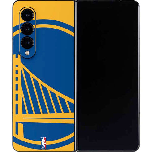 NBA Golden State Warriors Large Logo Galaxy Z Fold4 5G Skin