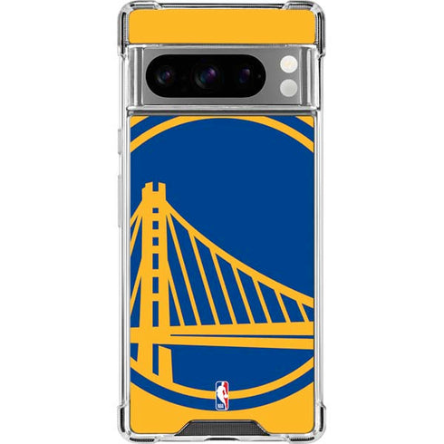 NBA Golden State Warriors Large Logo Google Pixel 8 Pro Clear Case