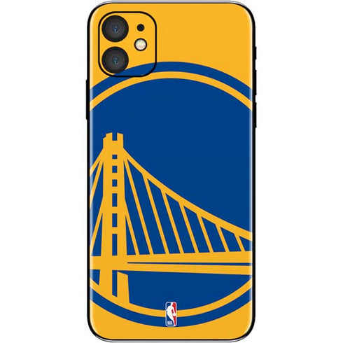 NBA Golden State Warriors Large Logo iPhone 11 Skin