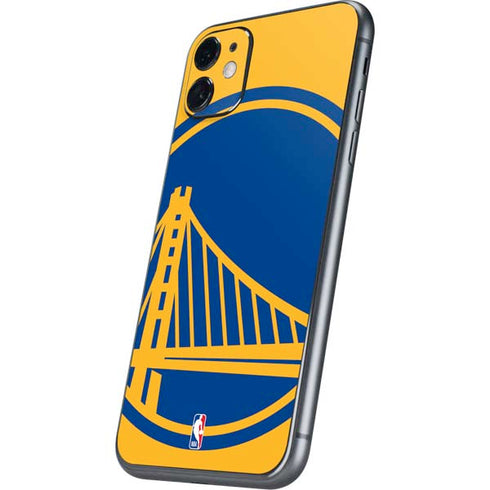 NBA Golden State Warriors Large Logo iPhone 11 Skin