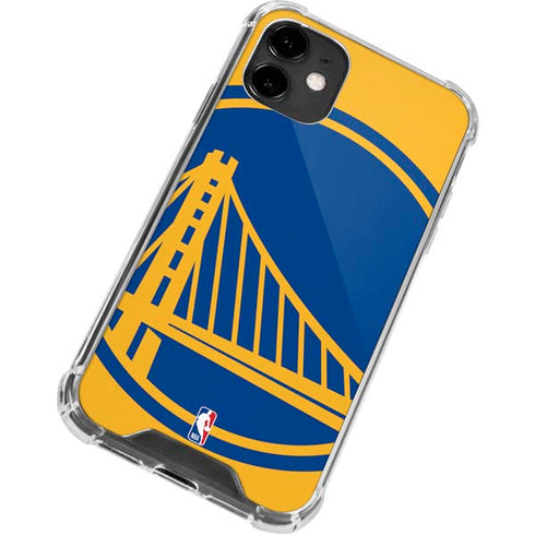 NBA Golden State Warriors Large Logo iPhone 12 Clear Case