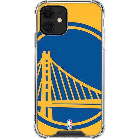 NBA Golden State Warriors Large Logo iPhone 12 Mini Clear Case