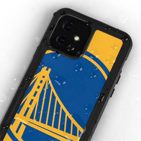 NBA Golden State Warriors Large Logo iPhone 12 Mini Waterproof Case
