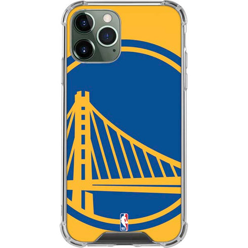 NBA Golden State Warriors Large Logo iPhone 12 Pro Clear Case