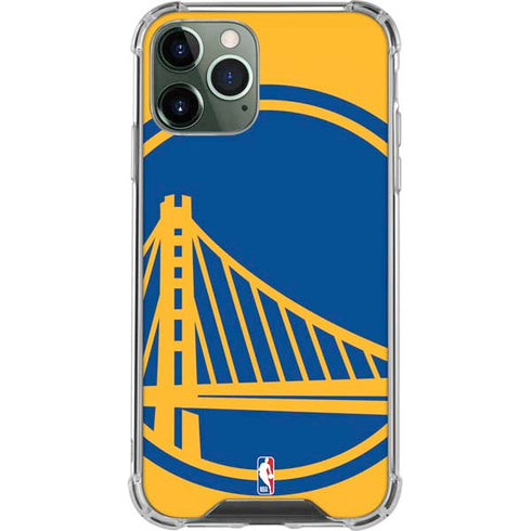 NBA Golden State Warriors Large Logo iPhone 12 Pro Max Clear Case