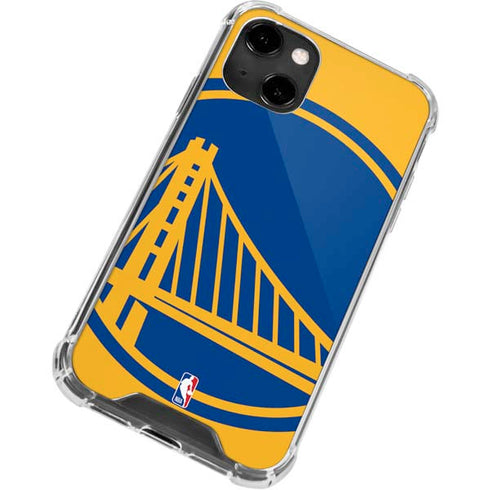 NBA Golden State Warriors Large Logo iPhone 13 Clear Case
