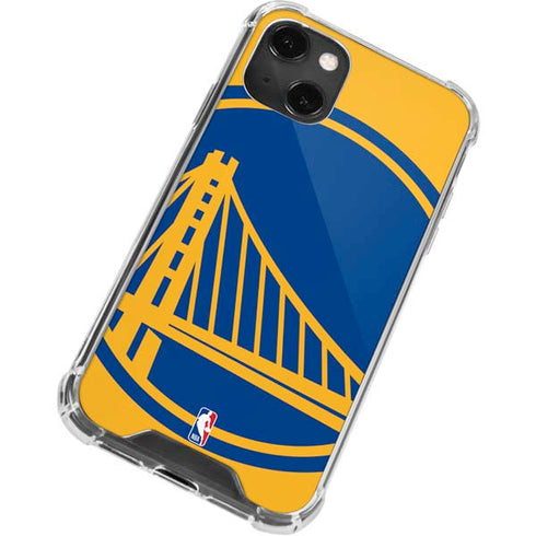 NBA Golden State Warriors Large Logo iPhone 13 Mini Clear Case