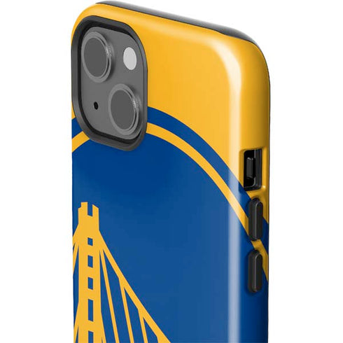 NBA Golden State Warriors Large Logo iPhone 15 Plus Impact Case