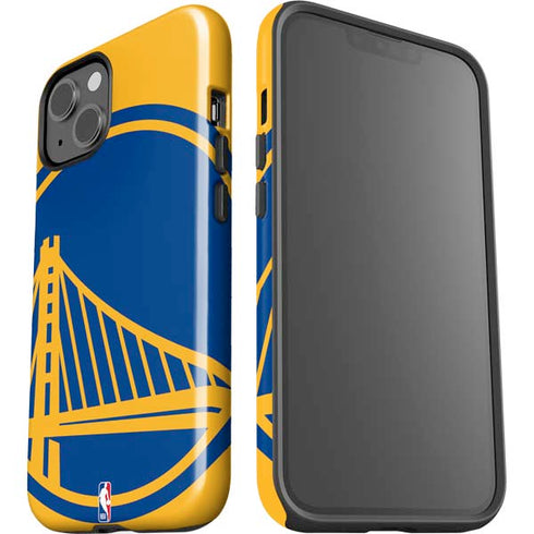 NBA Golden State Warriors Large Logo iPhone 15 Plus Impact Case