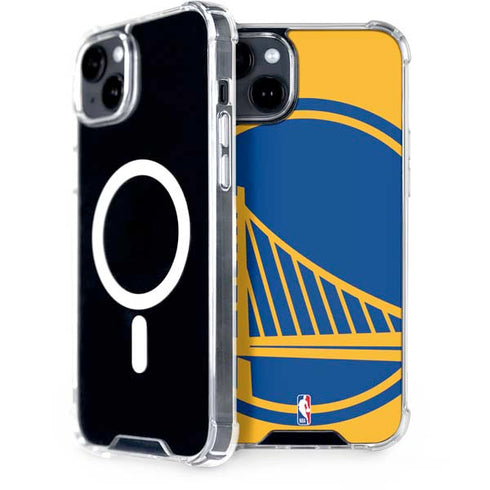 NBA Golden State Warriors Large Logo iPhone 15 MagSafe Case