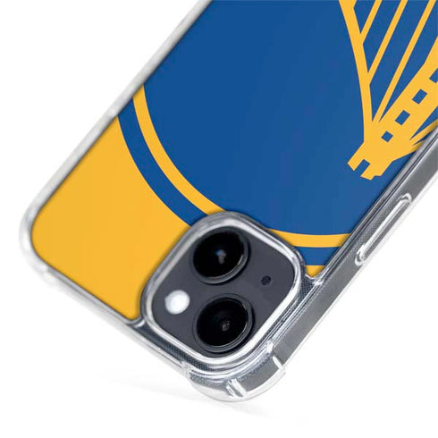 NBA Golden State Warriors Large Logo iPhone 15 MagSafe Case